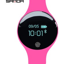 2xudc SDA5113 Sanda SD01 Moda Unisex Telefon Ekran Sağlık Saatler Silikon Kayış Bantları Akıllı Bilek Saati (Yurt Dışından)