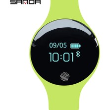 2xudc SDA5113 Sanda SD01 Moda Unisex Telefon Ekran Sağlık Saatler Silikon Kayış Bantları Akıllı Bilek Saati (Yurt Dışından)