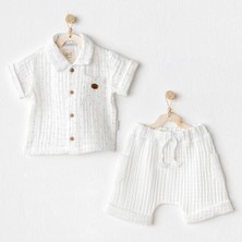 Andywawa Erkek Bebek Takım Muslin Wawa Boys AC24738