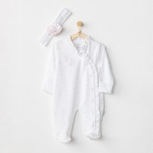Andywawa Kızbebek Tulum Takım Romper Band Set Have A Nice Day AC24653