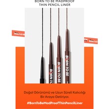 MISSHA Suya Dayanıklı, İnce Uçlu Jel Göz Kalemi A'PIEU Born To Be Madproof Thin Pencil Liner (No.01)