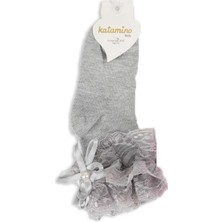 Katamino Ulya Aksesuarlı Kız Çocuk Soket Çorap