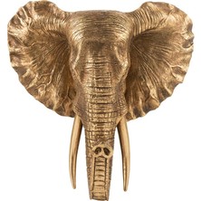 Laromita Decoration Fil Duvar Figürü / Gold