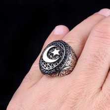 Takı925 Ayyıldız Model 925 Ayar Gümüş Yüzük