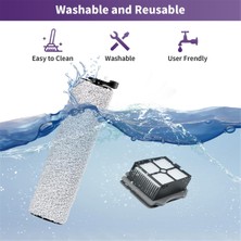 Rhythmic Tineco Ifloor 3 ve Ifloor One S3 Akülü Islak Kuru Elektrikli Süpürge Için Yedek Fırça Silindirleri ve Filtre Kiti (Yurt Dışından)
