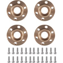 Rhythmic 4 Adet Pirinç 12MM Tekerlek Altıgen Hub Genişletme Adaptörü 1.9 2.2 Jant 1/10 Rc Paletli Eksenel SCX10 Traxxas Trx4,9mm (Yurt Dışından)