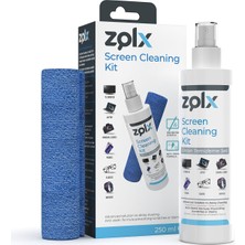 Zolx Ekran Temizleme Seti 250ML ( Mikrofiber Bez )  Lcd, Led, Ekran, Laptop, Tablet, Bilgisayar, Televizyon, Cep Telefonu, Gözlük, Kamera, Koruyucu Ve Parlatıcı Doğal Temizleme