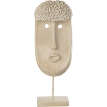 Kabuk Detaylı Etnic Surat L / Ekru