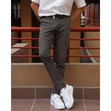 İnpool Erkek, Slim-Fit, Esnek Kumaş, Yıkamalı, Old Money Culture, Pantolon 24INP277