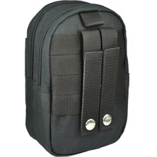 Çanta Yurdu Taktikal Molle 610D Cordura Palaska Bel Çantası Siyah