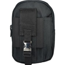 Çanta Yurdu Taktikal Molle 610D Cordura Palaska Bel Çantası Siyah