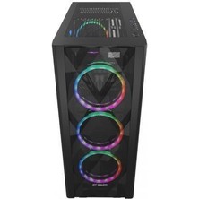 Fsp 650W 80  Bronze CMT595AL Gaming E-Atx Pc Kasası