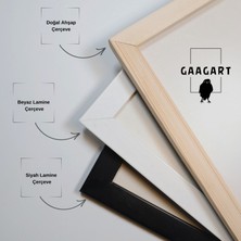 Gaagart 5'li Ahşap Lamine Çerçeveli Mdf Tablo Seti Matisse Bohem Tasarım