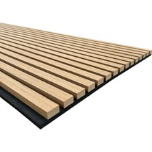 Şahan Art Deco Akustik Duvar Paneli / Teak /  Mdf /  Keçe