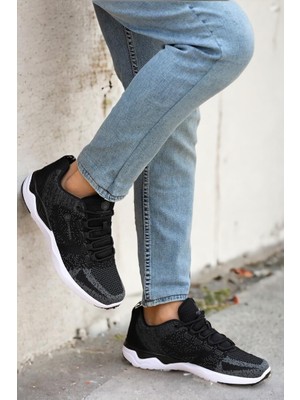 Lumberjack Maximus Siyah Erkek Spor Ayakkabı Kauçuk Taban ile Düz Topuklu Rahat Kullanım