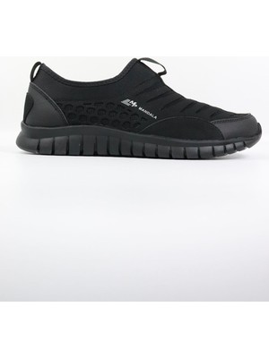 M.P. M.p - 241-7350 Siyah Bağcıksız Fileli Erkek Spor Ayakkabı