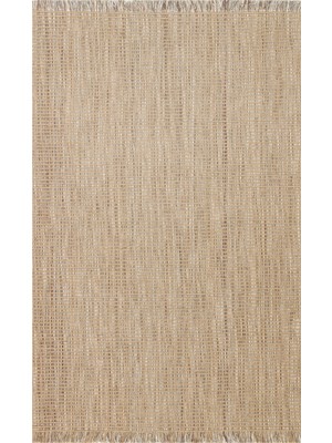 Eko Halı Doha DH01 Beıge Hav Toz Vermez Jüt ve Hasır Ipliklerle Dokunan Çift Taraflı Modern Kilim