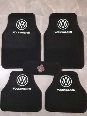 Gökas Auto Volkswagen Passat Logolu Siyah Çift Katlı Halı Paspas Seti