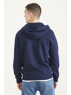 Dockers Full Zip Lacivert Hoodie