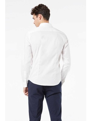 Dockers Refined Poplin Beyaz Gömlek