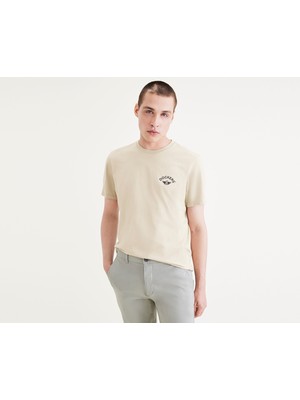 Dockers Bej Logo Tişört