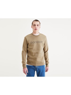 Dockers Crewneck Yeşil Sweatshirt