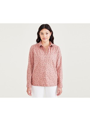 Dockers Favorite Button Up Beyaz Gömlek; Relaxed Fit