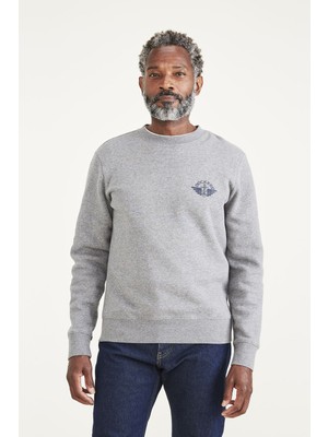 Dockers Crewneck Gri Sweatshirt