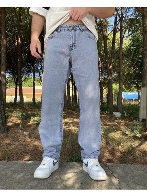 Kaizer Denim Buz Mavi Baggy Pantolon