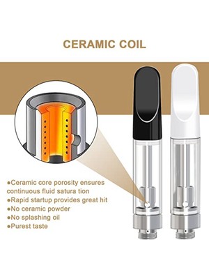 Decisive 1.0ml Cam Seramik Için 10 Adet Boş Depolama Kartuşu Doldurulması Kolay (Yurt Dışından)