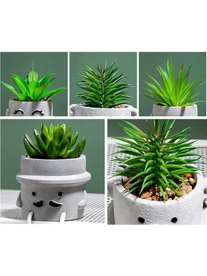 Decisive Yapay Saksı Bitki Etli Bitki Sevimli Asılı Bacak Seramik Saksı Succulents Dekor Masa Raf B Için (Yurt Dışından)