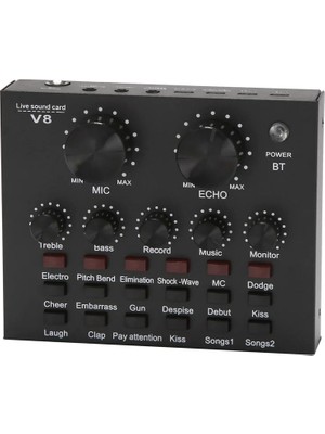 Keepro Canlı yayın ses kartı profosyonel canlı yayın ses kartı v8 ses kartı