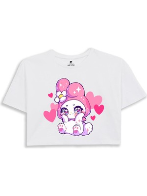 EZ Design My Melody Baskılı Crop Tshirt