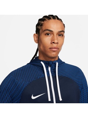 Nike M Dri-Fıt Strıke23 Hooded Track Jacket Knit Dr2571-451 Lacivert Erkek Eşofman Üstü