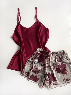 Gc Gece İncisi Askılı Şortlu Takım