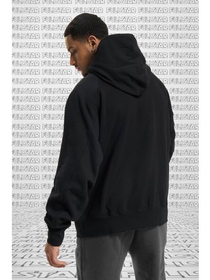 Nike Air  Loose Fit Hoodie Black Rahat Kalıp Kapüşonlu Sweatshirt Siyah