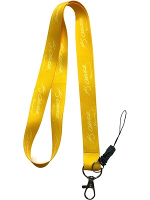 Stormistoretr Sarı Atatürk Imzalı Boyun Ipi Telefon Askısı