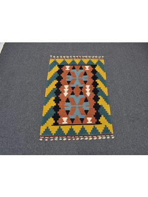 Zehra Abla Halı Yeni El Dokuma Benzersiz Elegant Pınarbaşı Kayseri Yün Kilim 4740