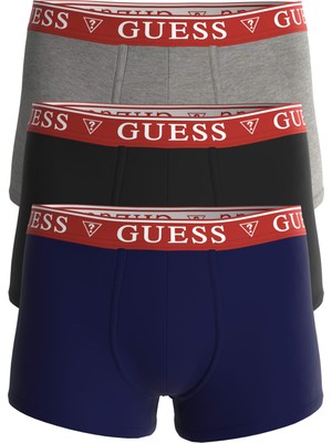 Guess Gri Melanj Erkek Boxer U97G01KCD31-HE90