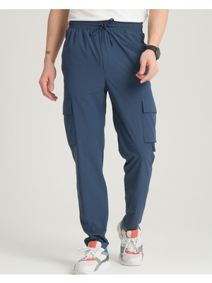 İnpool Erkek, Regular Fit, Su Itici (Geçirmez), Paraşüt Kumaş, Kargo Cep, Lastikli Pantolon 24INP276