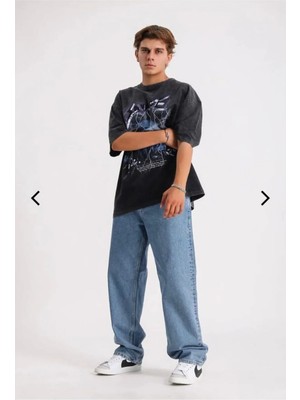 Kaizer Denim Buz Mavi Baggy Pantolon