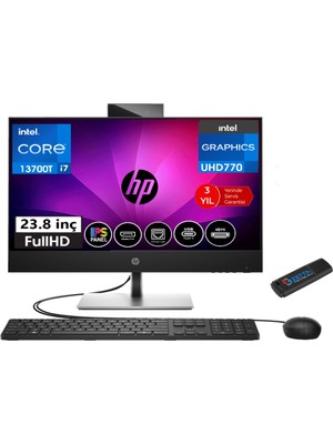 Hp All-In-One Proone 440 G9 Intel® Core™ I7-13700T 64GB 1tb SSD 23.8" Fhd IPS WINDOWS11HOME All In One Bilgisayar AIO884A0EAW17+ZETTAUSBBELLEK