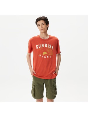 Superfly Erkek Turuncu Günlük T-Shirt 23555.37