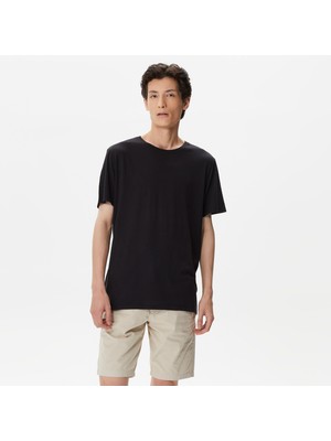 Superfly Basic Siyah Günlük T-Shirt 23518.02