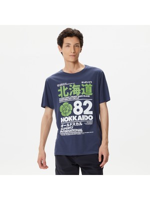 Superfly Erkek Lacivert Günlük T-Shirt 23611.15