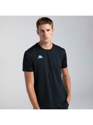 Kappa Kombat Elabo Erkek Siyah Günlük T-Shirt 331S77W.005