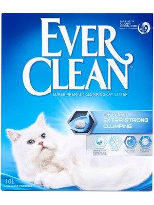 Ever Clean Extra Strong Ekstra Güçlü Kokusuz Kedi Kumu 10 Lt