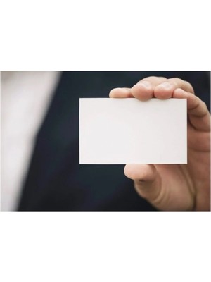 Emtory Home 8x5  Boş Kartvizit - 500 Adet Kalın Kuşe Kart - 350 Gram - Kuşe Kağıdı