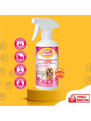 Pet White Evcil Hayvan Halı ve Koltuk Temizleyici Sprey 500 ml