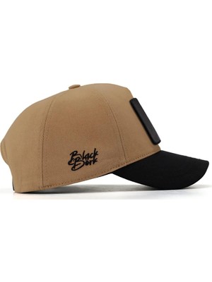 Black Börk Blackbörk V1 Baseball Boss - 4 Kod Logolu Unisex Vizon-Siyah Siperli Şapka (Cap)